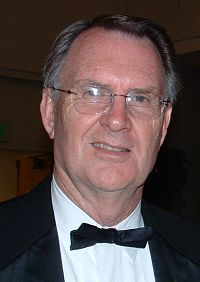 Roger Johnson at his retirement concert reception, May 2006