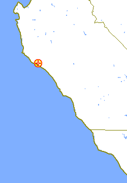 Map locating this point on the Big Sur coast