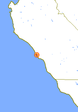 Map locating this point on the Big Sur coast