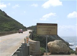 Highway 1 at Rocky Creek Bridge
