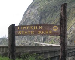Highway 1 at Limekiln State Park