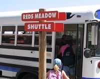 Boarding the shuttle bus at Panorama Station