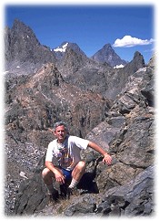 The author at (trailless) Nancy Pass