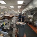 Class of 1975 Tour of Forgotten Spaces on Friday morning, May 2, of Alumni Weekend. Frary kitchen!