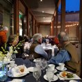 Saturday, May 3. I was too busy to take many photos that day. Class Dinner at Benton Museum. We were under the edge of the roof due to drizzle a little earlier. Big thanks to Cathy Corison for pouring her wine for us.