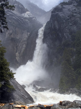 Lower Yosemite Fall, May 16, 2005